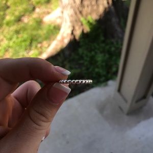 Eternal Clouds Stackable Ring